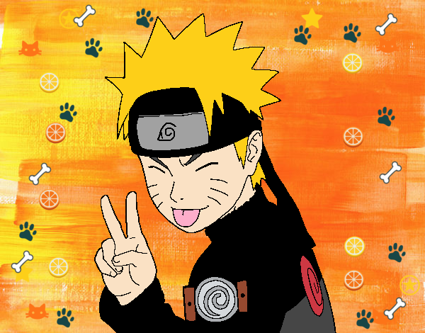 Naruto sacando lengua