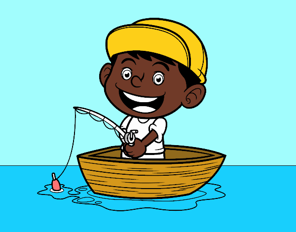 Niño pescando