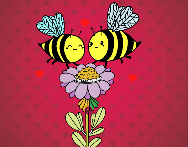 Pareja de abejas