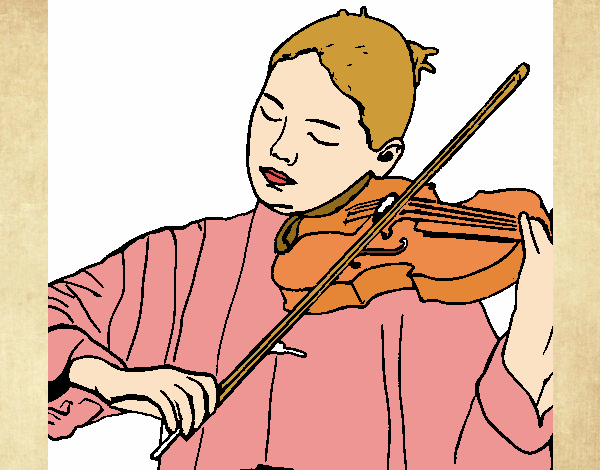La violinista.