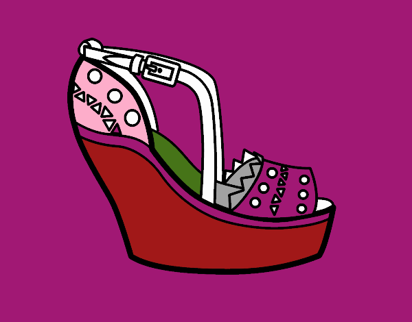 Zapato con cuña