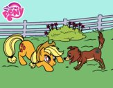 Applejack y Winona