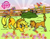 Applejack y Winona