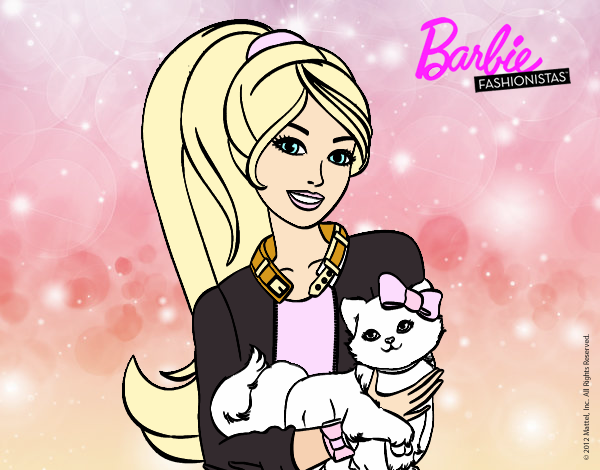 barbie y su gatita