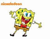 Bob Esponja saludando