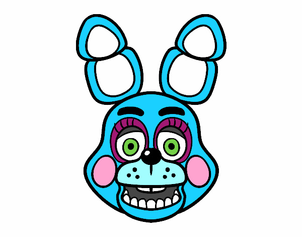 Cara de Toy Bonnie de Five Nights at Freddy's