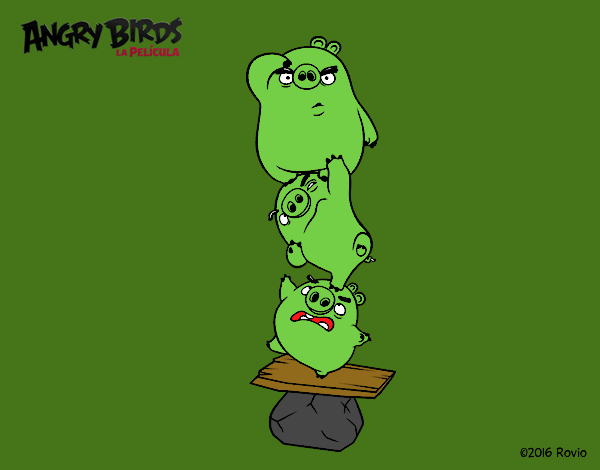 Cerdos verdes de Angry Birds