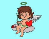 Cupido en una nube