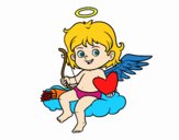 Cupido en una nube