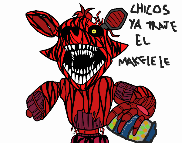 Foxy terrorífico de Five Nights at Freddy's