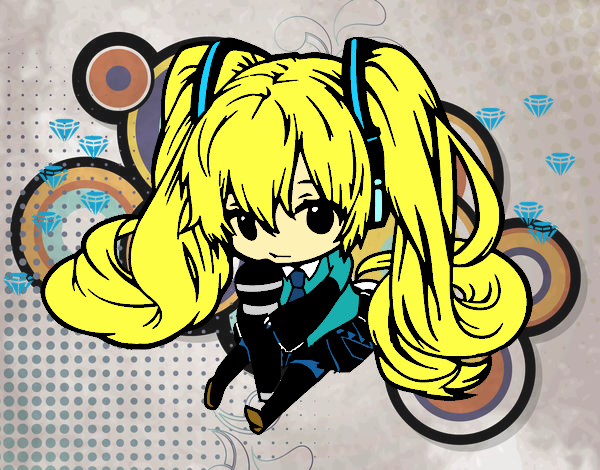 Miku Chibi vocaloid