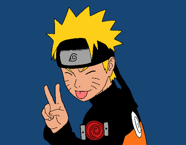 Naruto sacando lengua