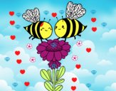 Pareja de abejas