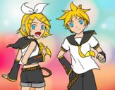 Rin y Len Kagamine Vocaloid