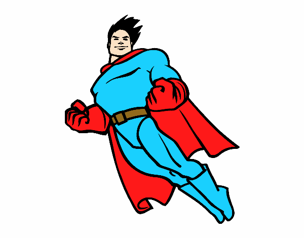  Dibujo de el super heroe pintado por en Dibujos.net el día