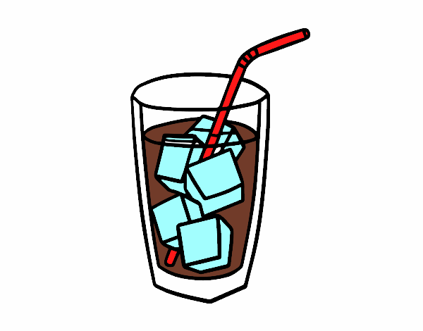 Un vaso de refresco