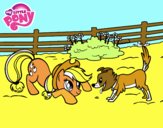 Applejack y Winona