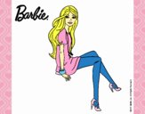 Barbie sentada