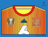 Camiseta del mundial de fútbol 2014 de España