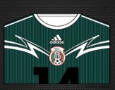 Camiseta del mundial de fútbol 2014 de México