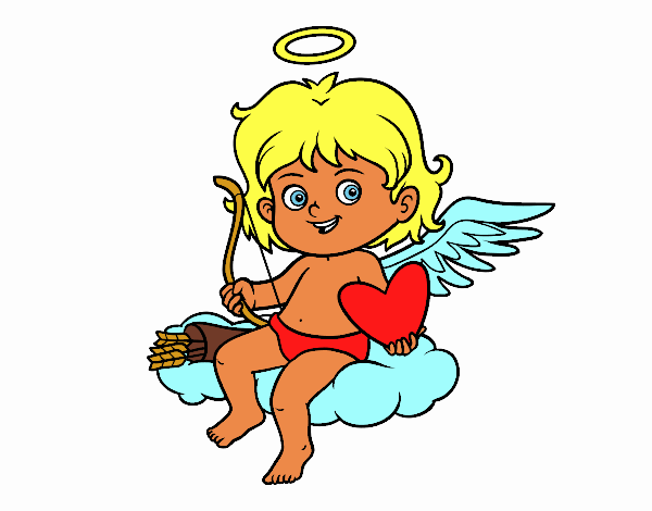 Cupido en una nube