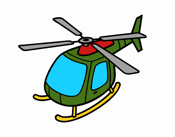 Helicóptero volando