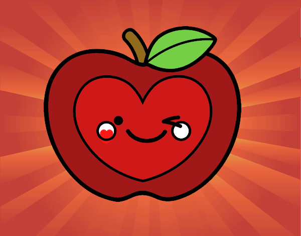 Manzana corazón