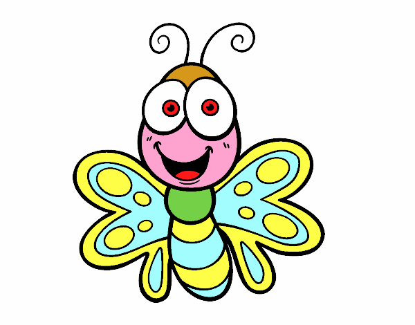 Mariposa sonriente