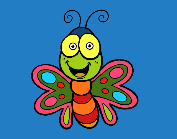 Mariposa sonriente