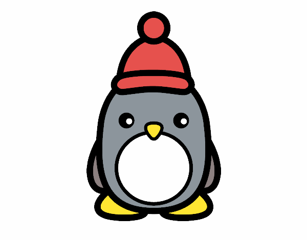 Pingüino navideño