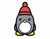 Pingüino navideño