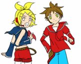 Rin y Len Kagamine Vocaloid