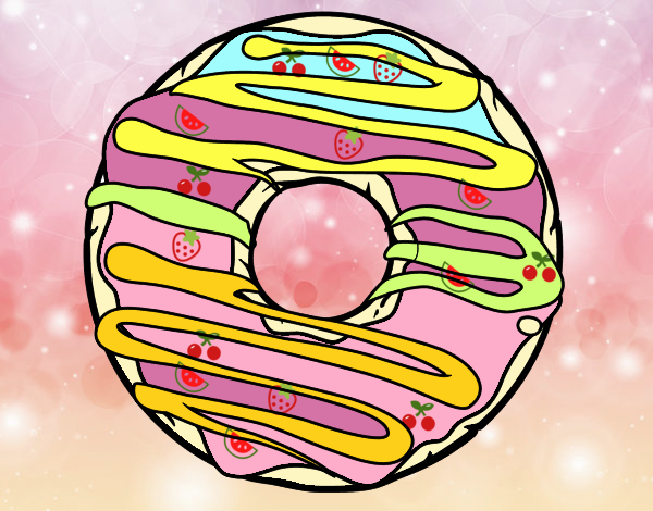 DONUT CON SPRINKLES