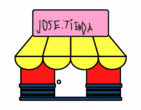 Tienda con toldo