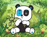 Un oso panda