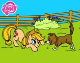 Applejack y Winona