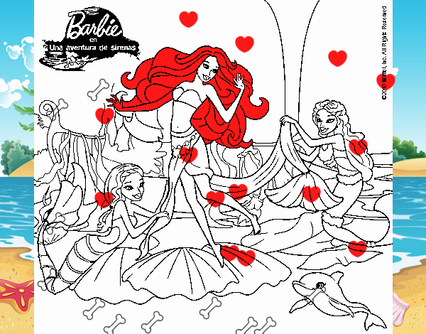 Barbie con sirenas