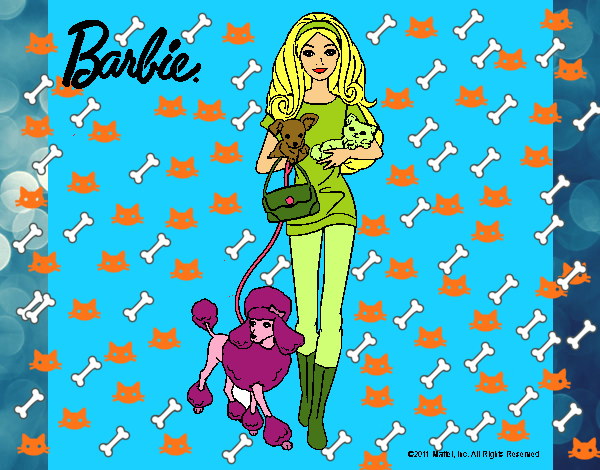 animales y barbie