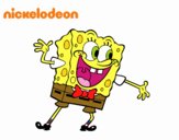 Bob Esponja saludando