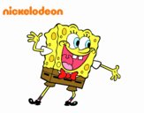 Bob Esponja saludando