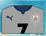 Camiseta del mundial de fútbol 2014 de Uruguay