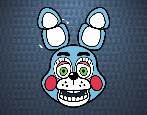 Cara de Toy Bonnie de Five Nights at Freddy's