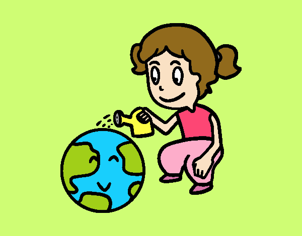 Dibujo de Cuidar el planeta tierra pintado por en  el día  16-07-21 a las 00:54:36. Imprime, pinta o colorea tus propios dibujos!