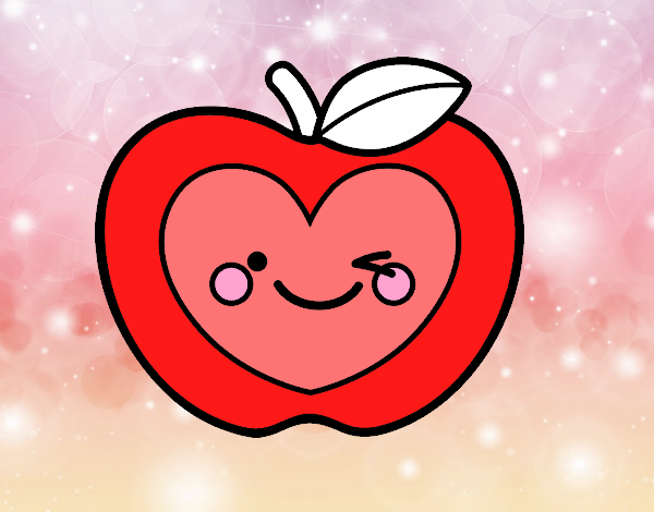 Manzana corazón