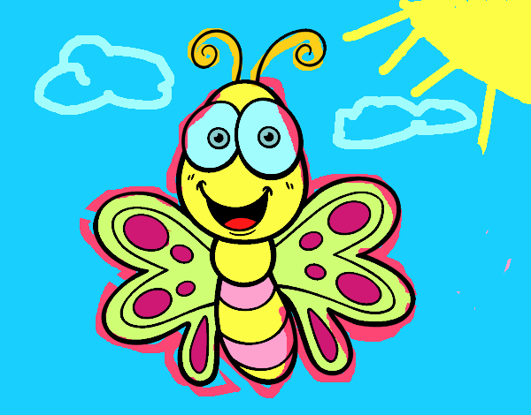 Mariposa sonriente