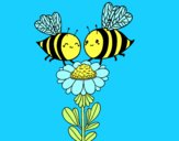 Pareja de abejas