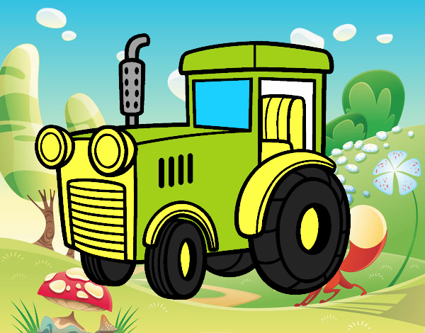 Un tractor