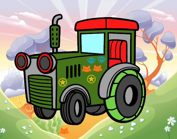 Un tractor