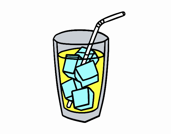 Un vaso de refresco