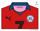 Camiseta del mundial de fútbol 2014 de Chile